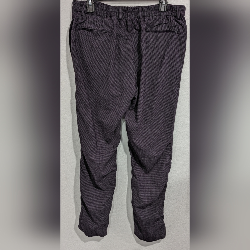 Ted Baker Men's Wool Purple Plaid Check Jem Pant Size 35R - Picture 3 of 11